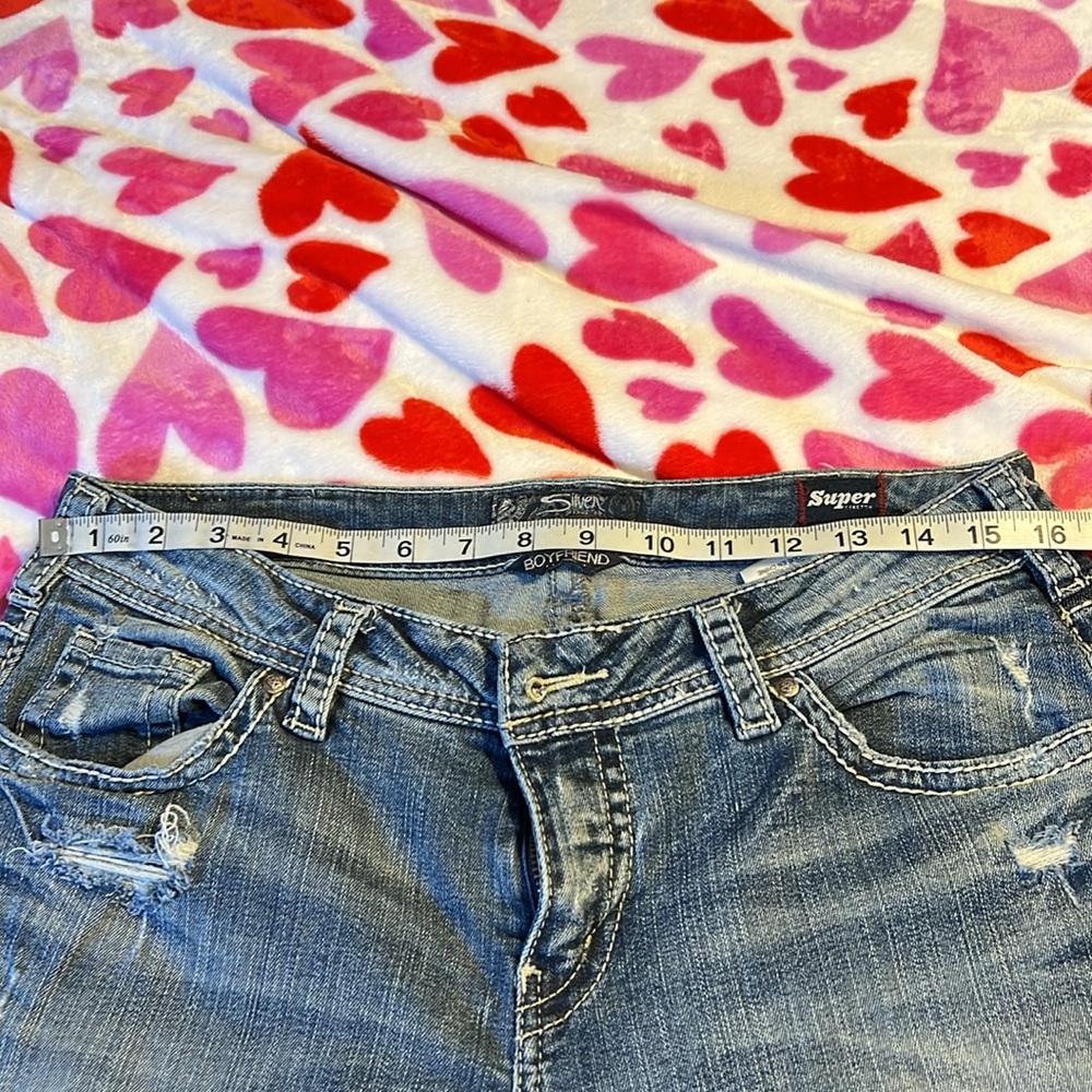 Silver Jeans Boyfriend SZ 30 - Picture 5 of 12